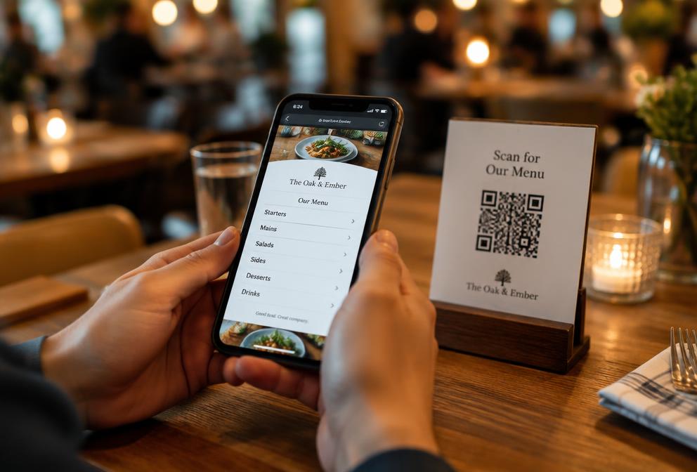 QR self-ordering